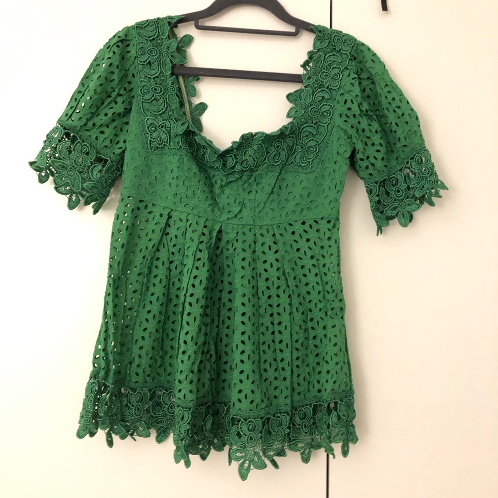 Cute Green top